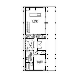 ルーフホーム　 香芝モデルハウスの間取り図(1階)