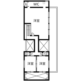 ルーフホーム　 香芝モデルハウスの間取り図(2階)
