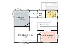 KTV五条展示場－京都に生き続ける家－の間取り図(2階)