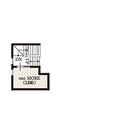 仙台モデルハウスの間取り図(1.5階)